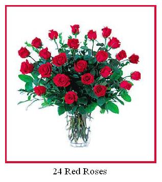 24 Red Roses