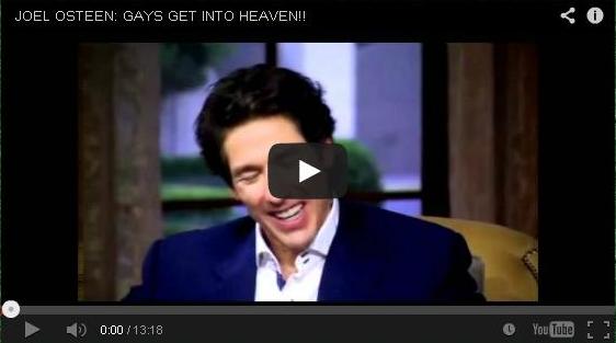 Joel Osteen On Gays